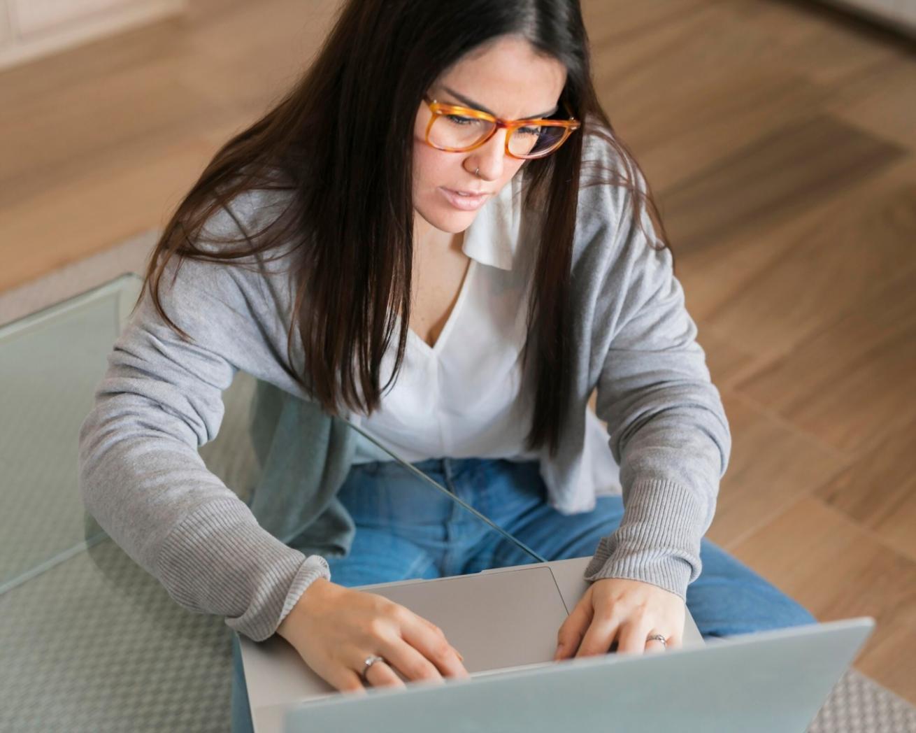 Professional analyzing financial charts and budget planning documents